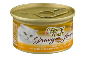 Fancy Feast Gravy Lovers Chicken Hearts & Liver Feast Gourmet Cat Food