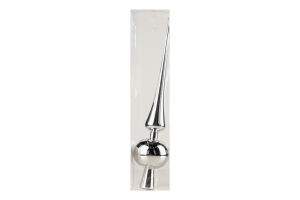 Украшение для елки серебряное 60х60х295мм №CAN301410 Koopman International B.V. 1шт