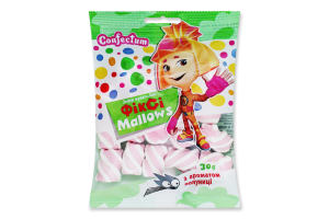 Зефір жувальний з ароматом полуниці Фіксі Mallows Confectum м/у 30г