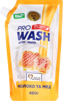 Крем-мило рідке Молоко та мед 460г д/п Pro Wash