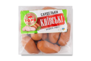 Сардельки Київські Зоря Дніпра в/с кг