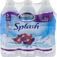 Nestle Splash Flavored Water Acai Grape - 6 PK