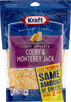 Kraft Colby & Monterey Jack Cheeses Finely Shredded