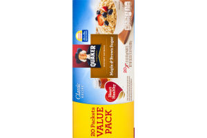 Quaker Instant Oatmeal Maple & Brown Sugar - 20 CT
