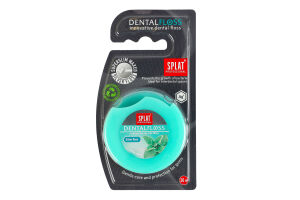 Нитка зубна м'ятна з волокнами срібла 30м Professional Splat 1шт