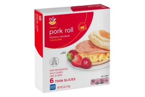 Ahold Tangy Pork Roll Hickory Smoked Thin Sliced - 6 CT