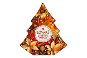 Набір Колекція чаїв LOVARE CHRISTMAS MIRACLE, 100г Ялинка