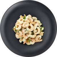 Креветка в лаймово-базиликовом соусе