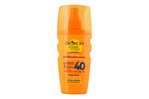 Спрей для безопасного загара водостойкий SPF 40 Биокон 160мл