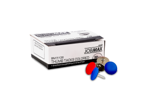 Кнопки Buromax кольорові Jobmax 50шт. BM.5106