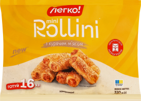 Изделие из вытяжного теста замороженное Мини-роллини с куриным мясом Легко! м/у 320г