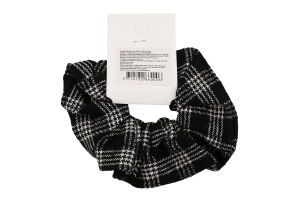 Резинка д/волосся Ктілинка текстиль з принтом 12см