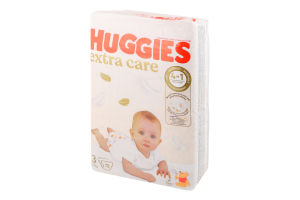 Підгузники для дітей 5-9кг 3 Elite Soft Huggies 72шт