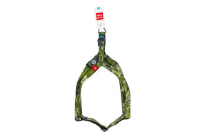 Шлея д/собак Мілітарі з QR паспортом пластиковий фастекс р.L 25мм А/В60-90см 332-4026 ВауДог