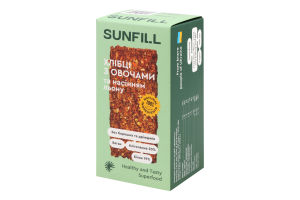 Хлібці овочеві SunFill к/у 100г