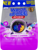 Порошок для стирки универсальный Жасмин-лаванда Intense Wash&Free 2.4кг