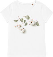 Футболка жін Sol's Pioneer Cotton Flowers білий M