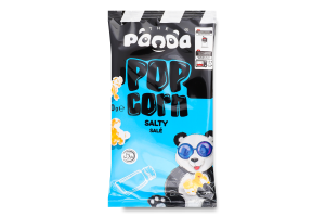 Попкорн д/мікрохвильової печі з сіллю 100г Солодка Панда