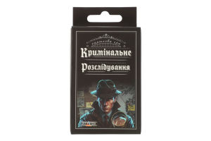 Гра карткова Кримінальне розслідування Strateg