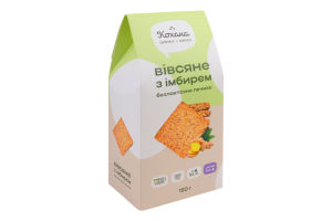 Печенье безлактозное Овсяное с имбирем Кохана к/у 150г