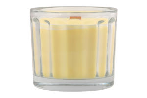 Свічка Лакшері Диня соєвий віск дерев"яний гніт скло 8*10см Пако ІФ