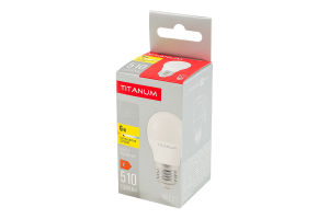 Лампа світлодіодна 6W 510lm E27 3000К №TLG4506273 Titanum 1шт