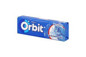 Гумка жувальна без цукру Winterfresh Orbit м/у 14г