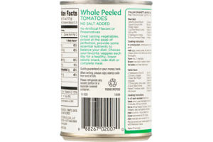 Ahold No Salt Added Whole Peeled Tomatoes