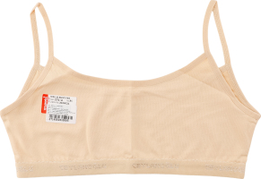 Топ жіночий бежевий на тонких бретелях 90%бавовна 10%еластан р.М/L/XL 271 Джейланоглу