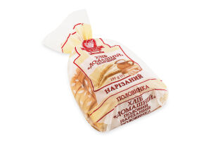 Хліб половинка в нарізці подовий Домашній Славний хліб м/у 290г