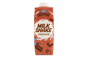 Коктейль молочный 2% ультрапастеризованный с наполнителем Шоколадный Milk Shake Galychyna т/п 235г