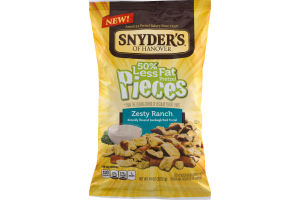 Snyder's Of Hanover 50% Less Fat Pretzel Pieces Zesty Ranch