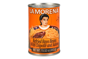 Квасола La Morena Байо з чипотле смажена