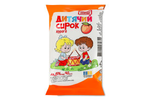 Творожок 4.5% с сахаром и курагой Детский Злагода м/у 90г