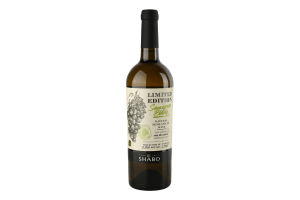 Вино 0.75л 11.2% бeлoe полусладкое сортовое Совиньон Блан Limited edition Shabo бут