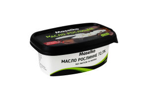 Масло растительное 72.3% мягкое без лактозы и молока Maselko п/у 225г