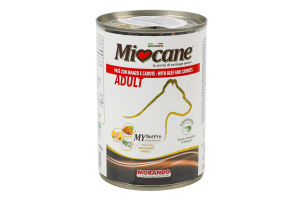 Корм консервований для собак з яловичиною та морквою Miocane з/б 400г