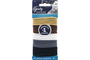 Goody Ouchless No Metal Elastics - 27 CT