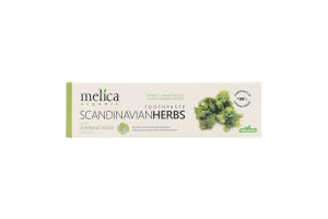 Паста зубна Scandinavian herbs Melica organic 100мл