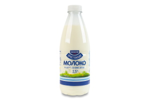 Молоко 2.5% пастеризоване Простонаше п/пл 870г