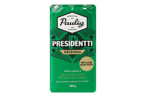 Кава натуральна смажена мелена Original Presidentti Paulig в/у 250г