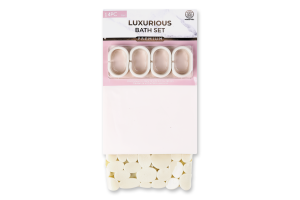 Набір для ванної Шторка 180*180см +килимок 50*70cм