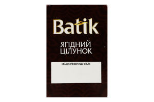 Чай чорний байховий купажований дрібний з полуницею, малиною та чорною смородиною Ягідний цілунок Batik к/у 25х1.5г