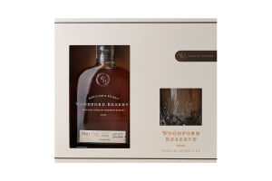 Набір подарунковий Віскі 0.7л 43.2% + склянка Woodford Reserve к/у