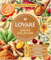 Чай травяной ассорти Имбирный Ginger collection Lovare к/у 32х1.8г