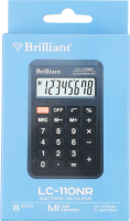 Калькулятор кишеньковий 8розрядів LC-110NR Brilliant