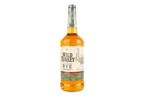 Виски 0.7л 40.5% ржаной 81 Bourbon Wild Turkey бут