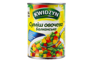 Суміш овочева Балканська Kwidzyn з/б 400г