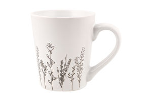 Кухоль Blossom WhGrey 350мл керамка Milika