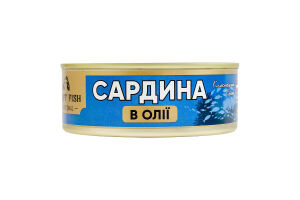 Сардина в масле стерилизованная Craft Fish ж/б 240г